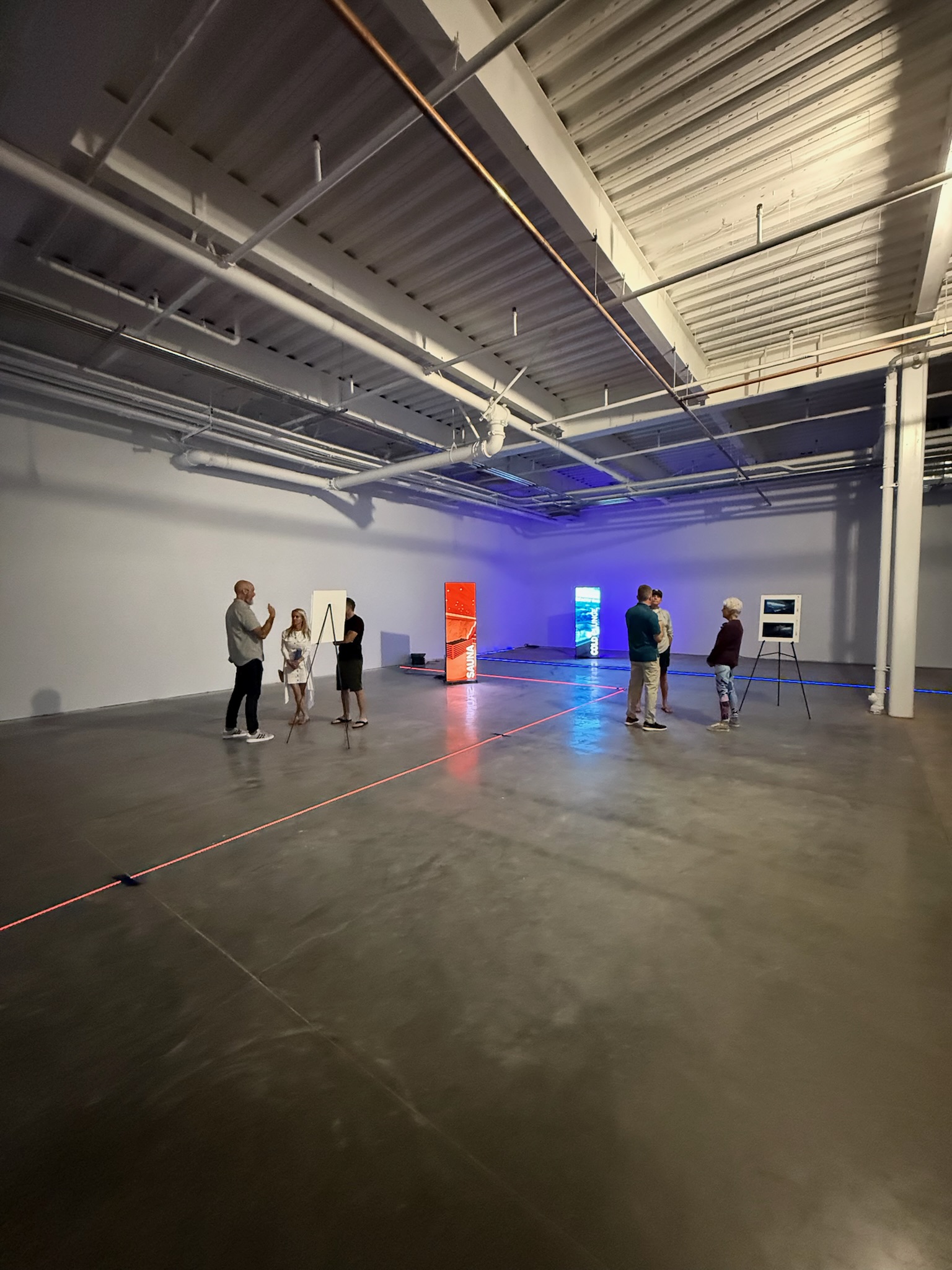 NVRMND team and guests at The Carlsbad Forum open house event